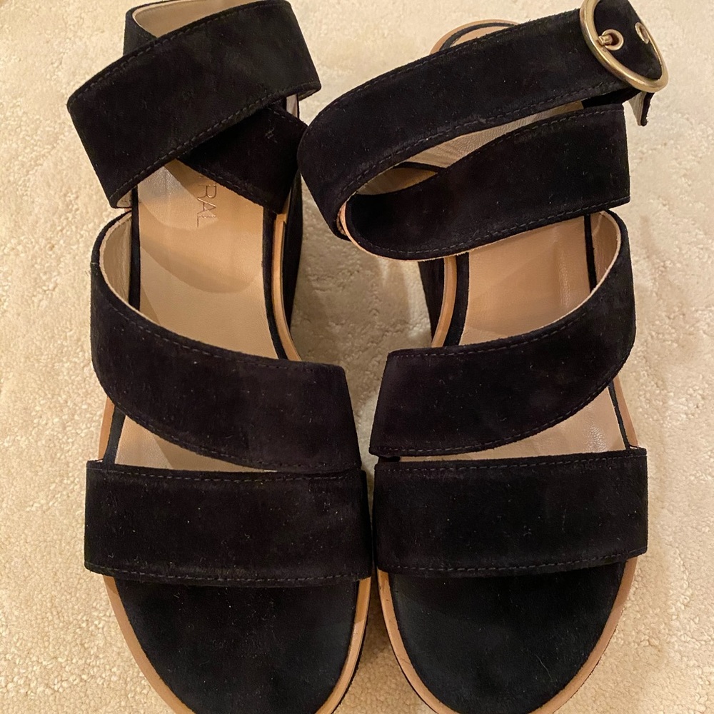 275CENTRAL Suede Wedge Sandal